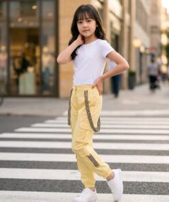 Sarı Kargo Pantalon